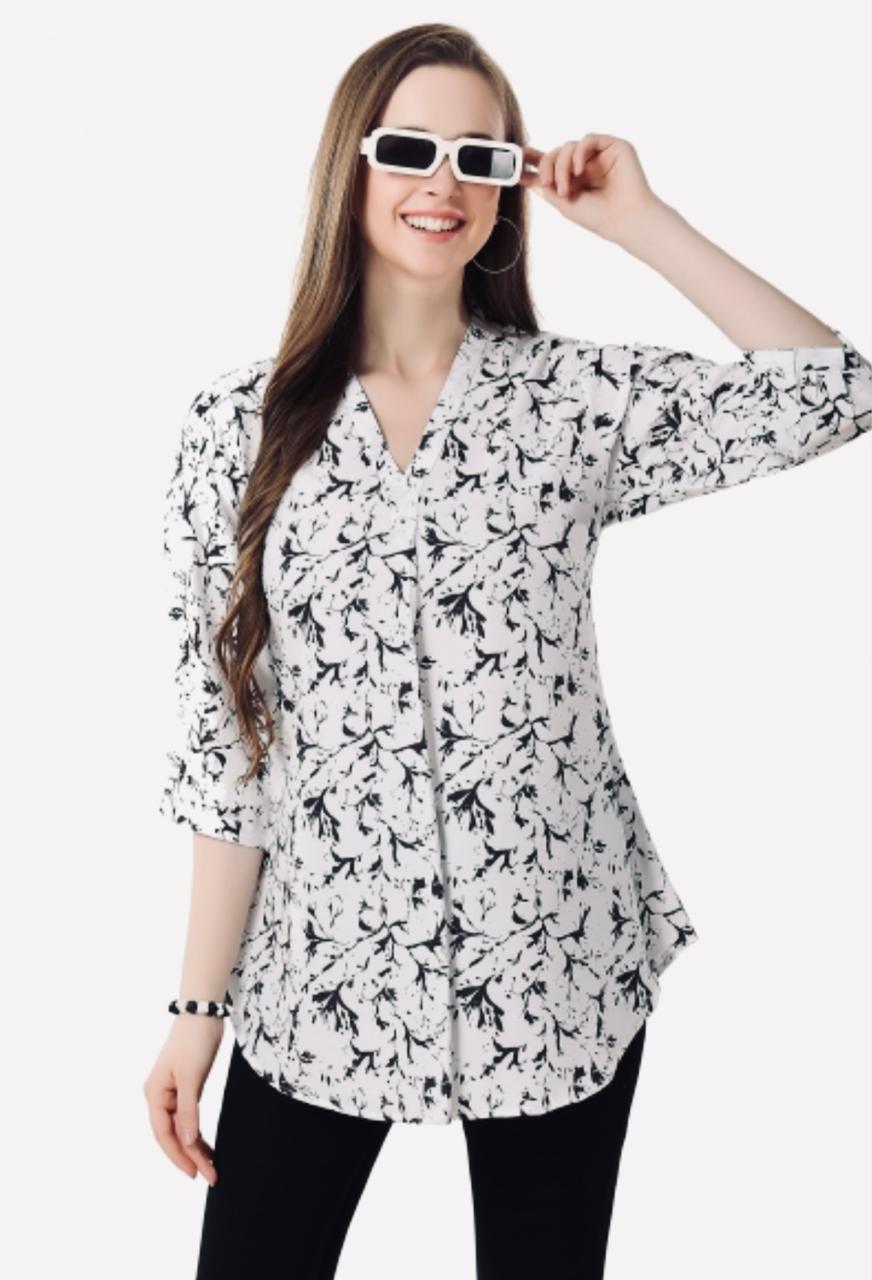 Abstract Petal Symphony Shirt/Tunic